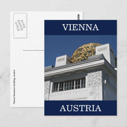 Sezession Postkarte (Vorne/Hinten)