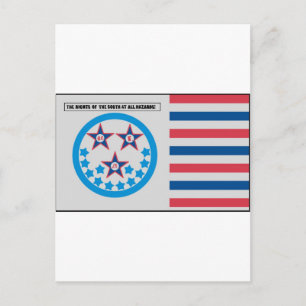 Sezessionsflagge in Florida - 10. Januar 1861 Postkarte