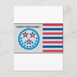 Sezessionsflagge in Florida - 10. Januar 1861 Postkarte