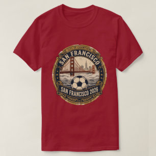 SF 2026 Golden Gate Fußball-Abzeichen T-Shirt