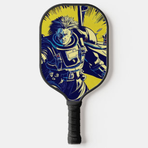SF Anime Hero - Holzschnitt (1) Pickleball Schläger