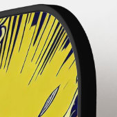 SF Anime Hero - Holzschnitt (1) Pickleball Schläger (Linke Seite)