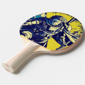 SF Anime Hero - Holzschnitt (1) Tischtennis Schläger (Vorderseite)