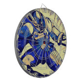 SF Anime Hero - Holzschnitt (4) Dartscheibe (Vorderseite Links)