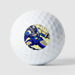 SF Anime Hero - Holzschnitt (4) Golfball