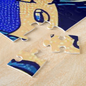 SF Anime Hero - Holzschnitt (4) Puzzle (Seite)