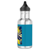 SF - Anime Hero Woodcut 1 Edelstahlflasche (Rechts)