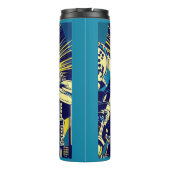 SF - Anime Hero Woodcut 1 Thermosbecher (Rückseite)