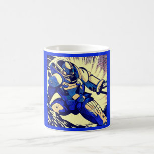 SF - Anime Hero Woodcut 4 Kaffeetasse