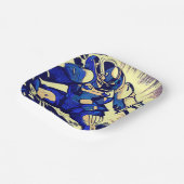 SF - Anime Hero Woodcut 4 Pappteller (Gewinkelt)