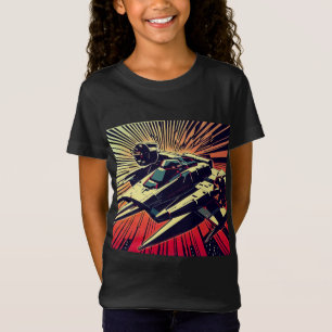 SF - Anime Starfighter Woodcut 1 T-Shirt