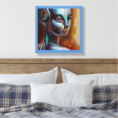 SF - Artificial Intelligence Held 3 Leinwanddruck (Insitu (Schlafzimmer))