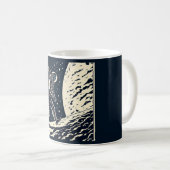 SF - Astronaut auf dem Waldrand 1 Kaffeetasse (VorderseiteRechts)