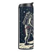 SF - Astronaut auf dem Waldrand 1 Thermosbecher (Nach links gedreht)