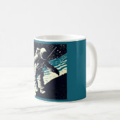 SF - Astronaut auf dem Waldrand 2 Kaffeetasse (VorderseiteRechts)