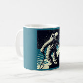 SF - Astronaut auf dem Waldrand 2 Kaffeetasse (Vorderseite Links)