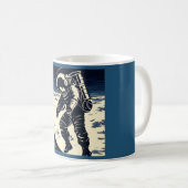SF - Astronaut auf dem Waldrand 3 Kaffeetasse (VorderseiteRechts)