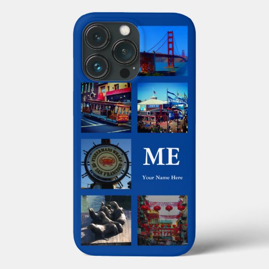 SF Attractions Collage #1 iPhone 13 Pro Fall Case-Mate iPhone Hülle (Rückseite)