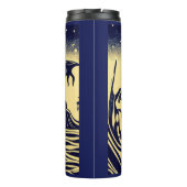 SF - Außerirdischen auf einem seltsamen Planetenho Thermosbecher (Rückseite)