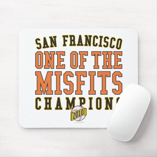SF Baseball "einer des Nichtpassens" 2010 Meister Mousepad (Mit Mouse)