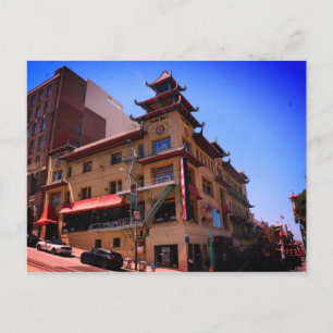 SF Chinatown Trade Mark Gebäude Postcard Postkarte