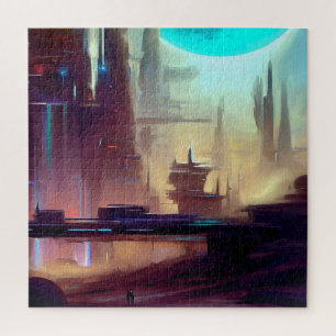 SF City Strange Planet (3) Puzzle