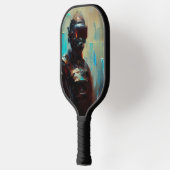 SF - Cyberpunk Hero (1) Pickleball Schläger (Links)