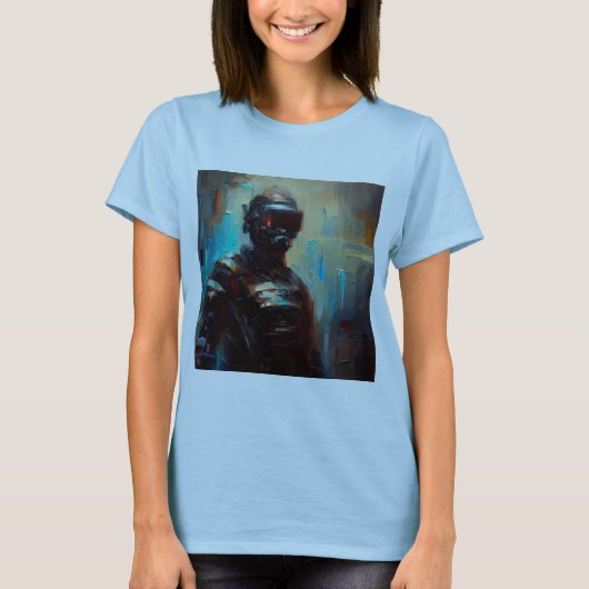 SF - Cyberpunk Hero 1 T-Shirt (Vorderseite)