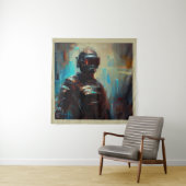 SF - Cyberpunk Hero 1 Wandteppich (Beispiel)