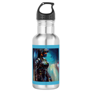 SF - Cyberpunk Hero 2 Edelstahlflasche