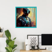 SF - Cyberpunk Hero 3 Poster (Heimbüro)
