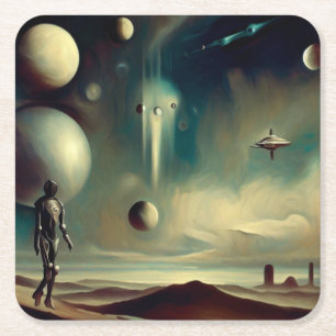 SF Dänische Meister 2 Rechteckiger Pappuntersetzer