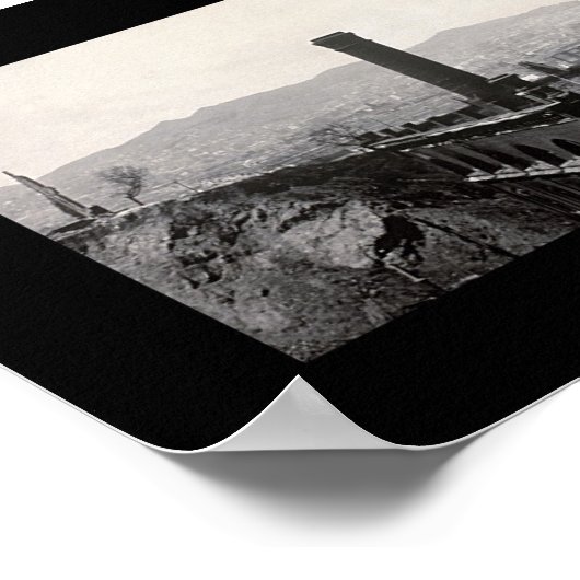 SF Erdbebenschaden Foto 1906 Poster (Ecke)