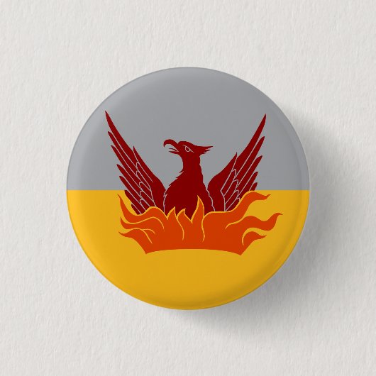 SF Fog Gold Flag Button (Vorderseite)