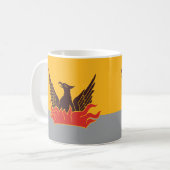 SF Fog & Gold Flag Coffee Tasse - Gold Top (Vorderseite Links)