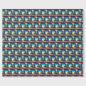 SF Futuristische Kirche 1 Geschenkpapier (Flach)