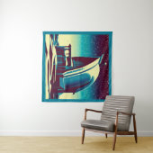 SF Futuristische Kirche 1 Wandteppich (Beispiel (Horizontal))