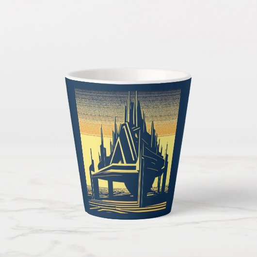 SF Futuristische Kirche 2 Milchtasse (Vorderseite)
