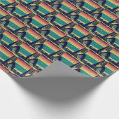 SF Futuristische Kirche 3 Geschenkpapier (Ecke)