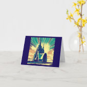 SF Futuristische Kirche 3 Karte (Gelbe Blume)