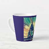SF Futuristische Kirche 3 Milchtasse (Linke Ecke)