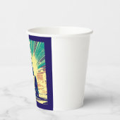 SF Futuristische Kirche 3 Pappbecher (Links)