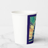 SF Futuristische Kirche 3 Pappbecher (Rechts)