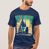 SF Futuristische Kirche 3 T-Shirt (Vorderseite)