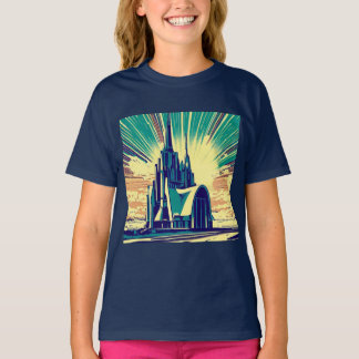 SF Futuristische Kirche 3 T-Shirt