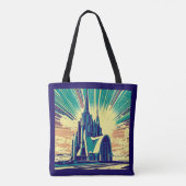 SF Futuristische Kirche 3 Tasche (Rückseite)
