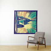 SF Futuristische Kirche 3 Wandteppich (Beispiel (Horizontal))