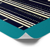 SF Futuristischer Stadtwaldschnitt 2 Poster (Ecke)