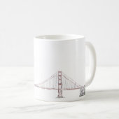 SF Golden Gate Bridge Kaffeetasse (VorderseiteRechts)