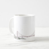 SF Golden Gate Bridge Kaffeetasse (Vorderseite Links)